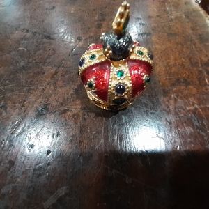 Mike & Ally Enamel Crown Pill Trinket Box